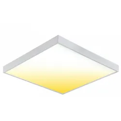 Aigostar 60x60 LED CCT Smart Wi-Fi Panel Aufputz Panel Aufbau Deckenleuchte Dimmbar inkl. Rahmen Smartphone (APP) Steuerung