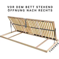 Betten-ABC Madera Lattenrost für Bettkastenfunktion 28 Federleisten, Birkenschichtholz Größe: