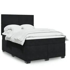 vidaXL Boxspringbett 140 x 200 cm Schwarz