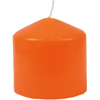 HS Candle Stumpenkerzen Ø8cm Orange Mandarin