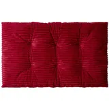 HSC Home-Style-Creation GmbH Bodenkissen Göteborg XXL Bodenkissen Cordoptik, 1 Wendekissen gefüllt rot