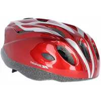 Trespass Tanky Youths Cycle Helmet - Metallic Red -