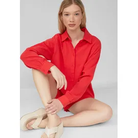 QS Hemdbluse aus Musselin Rot 44