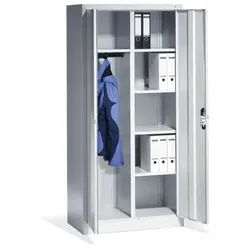 Akten-/Garderobenschrank Acurado, H1950xB930xT500mm, 7035/7035