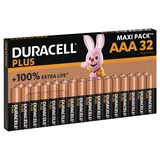 Duracell Plus Micro AAA, 32er-Pack