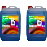 REIN WASCHMITTEL 2x10L WASCHGEL FLÜSSIGWASCHMITTEL BLAU SONDERPREIS X-MAS