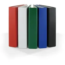 Livepac Office Ringbuch DIN A5, 2-Ring, 20 Stück je 4x in grün, weiß, rot, schwarz und blau