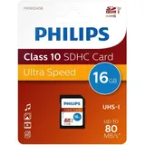 Philips SDHC 16GB Class 10 UHS-I