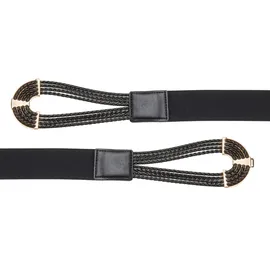 LASCANA Taillengürtel Lederimitat schwarz 75