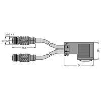 Turck 6604659 Sensor-/Aktor-Steckverbinder, konfektioniert 1St.