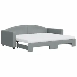 vidaXL Tagesbett 90 x 200 cm Hellgrau