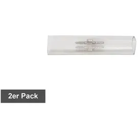 STAR Trading Verbinder ,Ropelight Reel', Zubehör für runde Lichterschläuche, transparent, 2er-Pack - Star