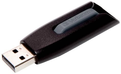 Verbatim USB Stick 3.0 V3 Drive - 256 GB, schwarz