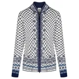 Dale of Norway Solfrid Fem Jacket Damen OffWhite/Electricstorm/Navy S