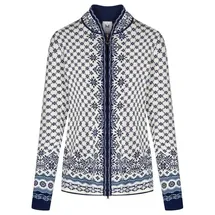 Dale of Norway Solfrid Fem Jacket Damen OffWhite/Electricstorm/Navy S