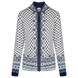 Dale of Norway Solfrid Fem Jacket Damen OffWhite/Electricstorm/Navy S