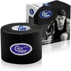 CureTape Sports schwarz– kinesiologie tape(kinesiotape) EINHEITSGRÖSSE