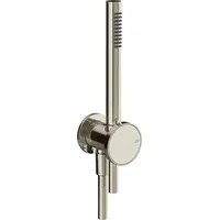 GESSI Origini Brause-Set mit Wandanschlussbogen, Nickel - Nickel