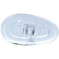 2 Paar (4 Stück) Nasenpads/Brillenpads - Silikon Schraubsystem, vers. Größen (Tropfen 13mm)