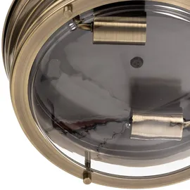 Searchlight Edinburgh 2-flg. E27 36 cm Antik Bronze/Glas
