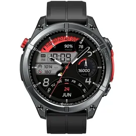 Zeblaze Stratos 4 BT One Size Kunststoffgehäuse Schwarz Sportarmband Schwarz One Size