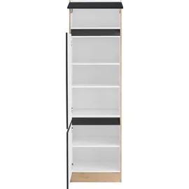OPTIFIT Seitenschrank Roth 60 x 57,1 x 206,8 cm Schwarz