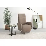TV-Sessel SIT & MORE "Grenoble, inkl. Kopfteilverstellung", grau (taupe), B:71cm H:110cm T:82cm, Sessel, wahlweise mit 2 Motoren, Akku & Aufstehhilfe