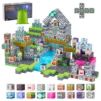 Vevor Magnetische Bausteine, 150-teiliges Gletscherburg-Set, Magnetblöcke, STEM Montessori-Sensorikspielzeug als