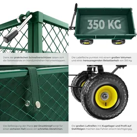 Tectake Bollerwagen grün