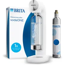 Brita SodaONE white + PET-Flasche + Zylinder