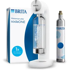 Brita SodaONE white + PET-Flasche + Zylinder
