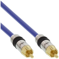 InLine Audiokabel PREMIUM vergoldete Stecker 1x Cinch-Stecker/Stecker 3,0m (89403P)