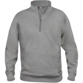 Clique Basic Halb-Zip Sweatshirt Grau M