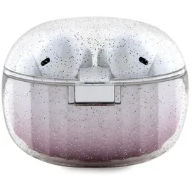 GUESS drahtlose Ohrhörer bluetooth TWS + Dockingstation GUTWSHDGKEEP Glitter Gradient rosa