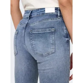 Only ONLBLUSH MID SK ANK Raw Waist Jeans (15263454) medium blue denim