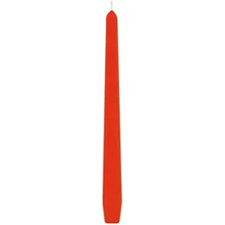 50x Spitzkerzen 245 mm 8 Stunden Brenndauer orange