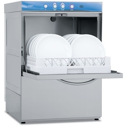 Industrie-Spülmaschine Fast 60M. Korb 50x50, 3 Waschzyklen, Produktion 20 Körbe/Stunde. Maße: 57,5x60x82 cm. Leistung: 3500w - 230v/1/50