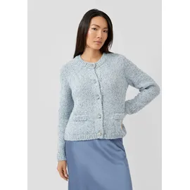 s.Oliver Strickjacke aus Alpakamix Blau 46