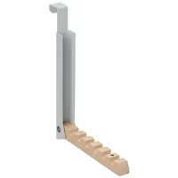 Relaxdays Türhaken 4 x Klapphaken Grau