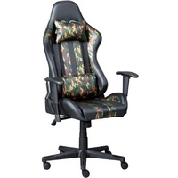 Interlink Inter Link Gaming Bürostuhl Ergonomischer Stuhl im Camouflage Design