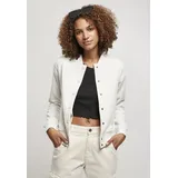 URBAN CLASSICS Inset College Jacke Light Grey / White 5XL