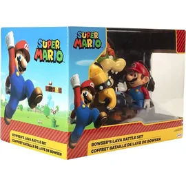 Jakks Pacific Super Mario 4 Inch Mario vs. Bowser Figure Set