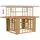 vidaXL Gartentisch 100 x 55 x 37 cm Beige
