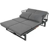 stilvora Gartenlounge-Set 3-tlg. Grau