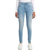 G-Star 3301 High Waist Skinny Jeans Light Indigo Aged