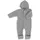 Engel Kinder Fleece Overall (Größe 50 , grau)