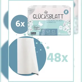 glücksblatt Küchentücher 3-lagig 48 Rollen á 45 Blatt