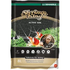 Dennerle Aquarien-Substrat Shrimp King Active Soil 8 Liter