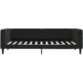 vidaXL Tagesbett 100 x 200 cm Schwarz