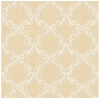 Profhome Textiltapete 0,53 m x 10 m 5,33 m2 Beige/Gelb 956292